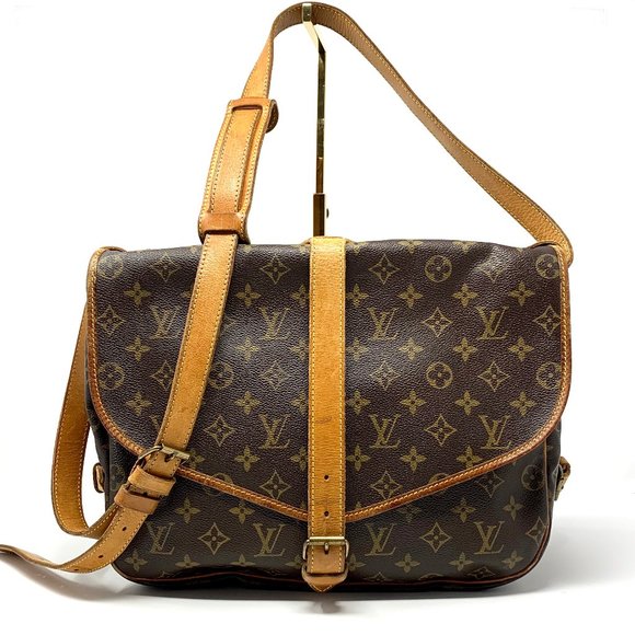 Louis Vuitton Handbags - Louis Vuitton Monogram Saumur 35 Cross bod…